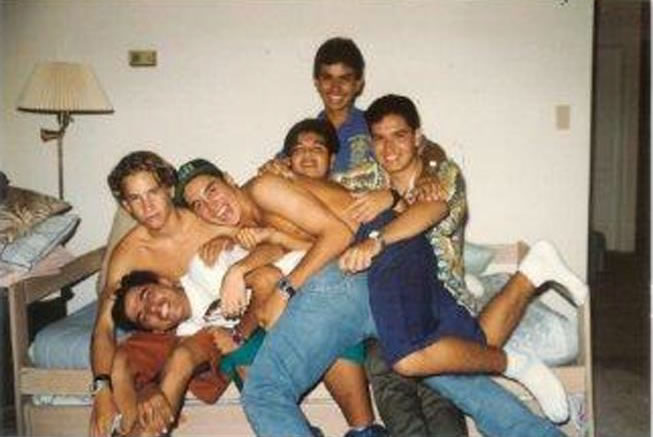 P.V. BOYS AT S.B. SLUMBER PARTY 1990
